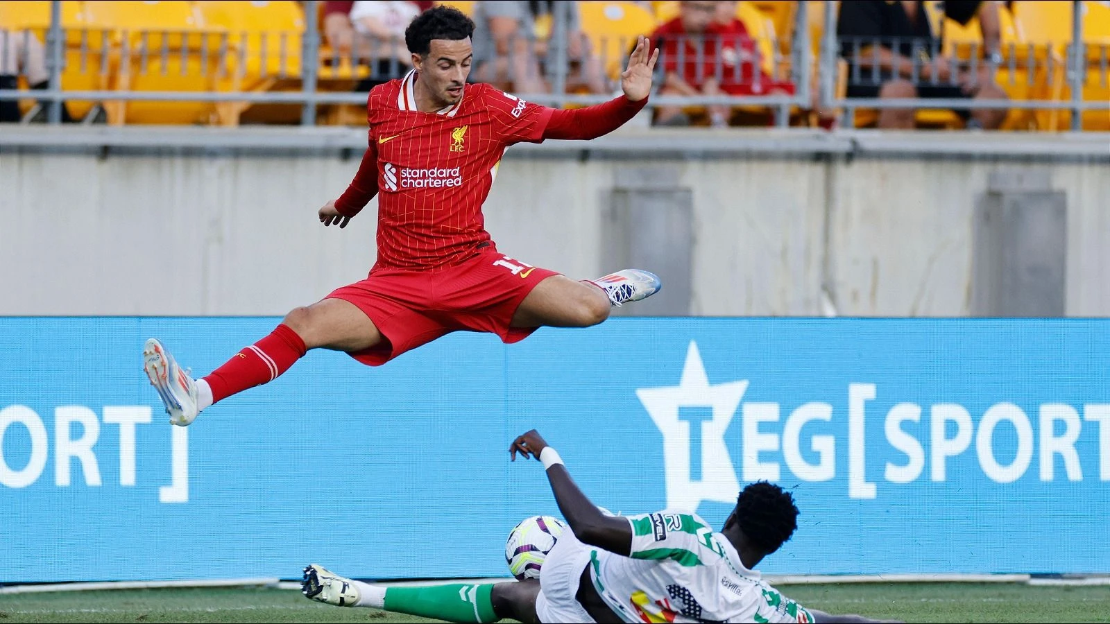 Liverpool FC midfielder Curtis Jones