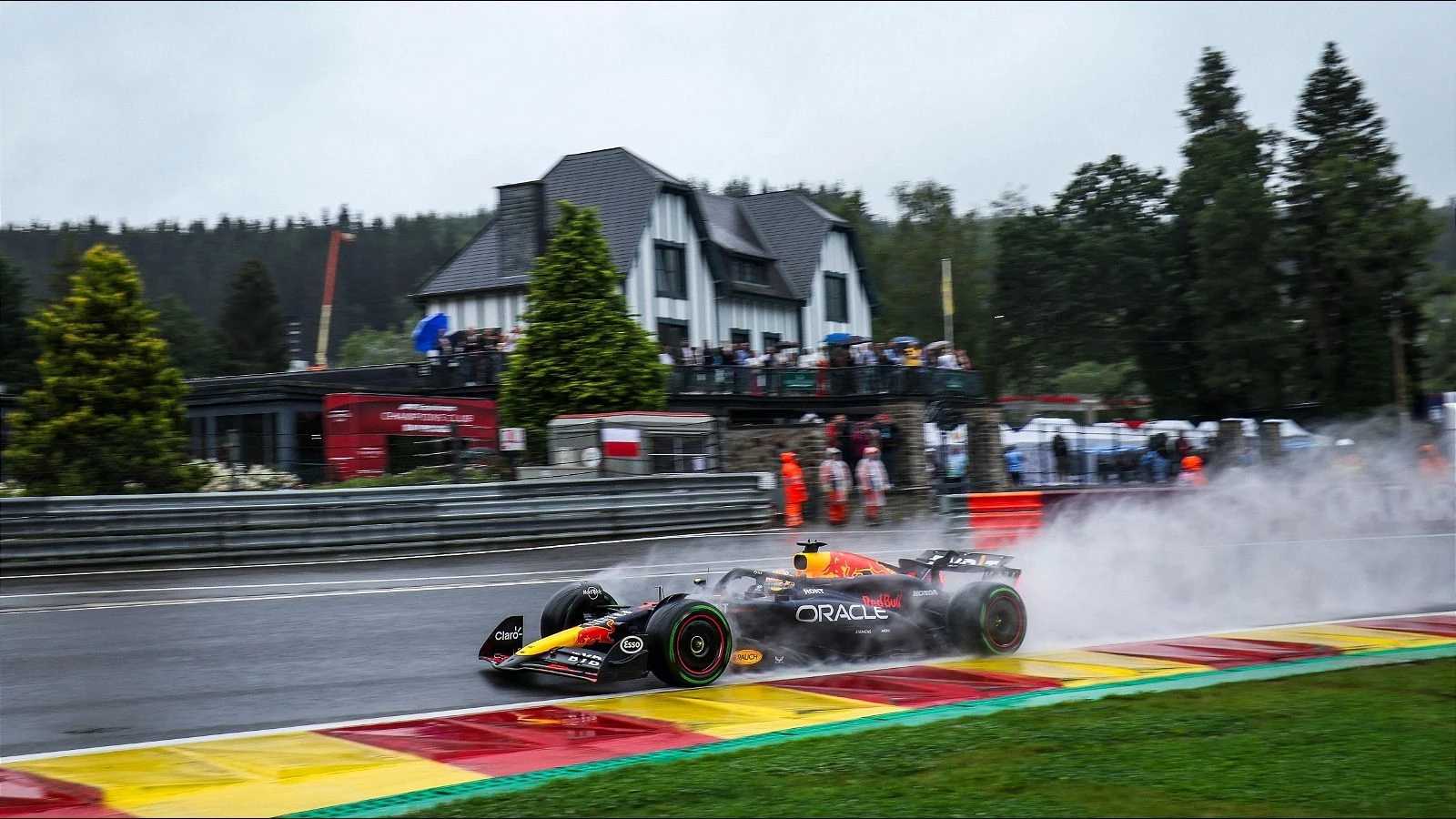 Max Verstappen of Red Bull at Spa