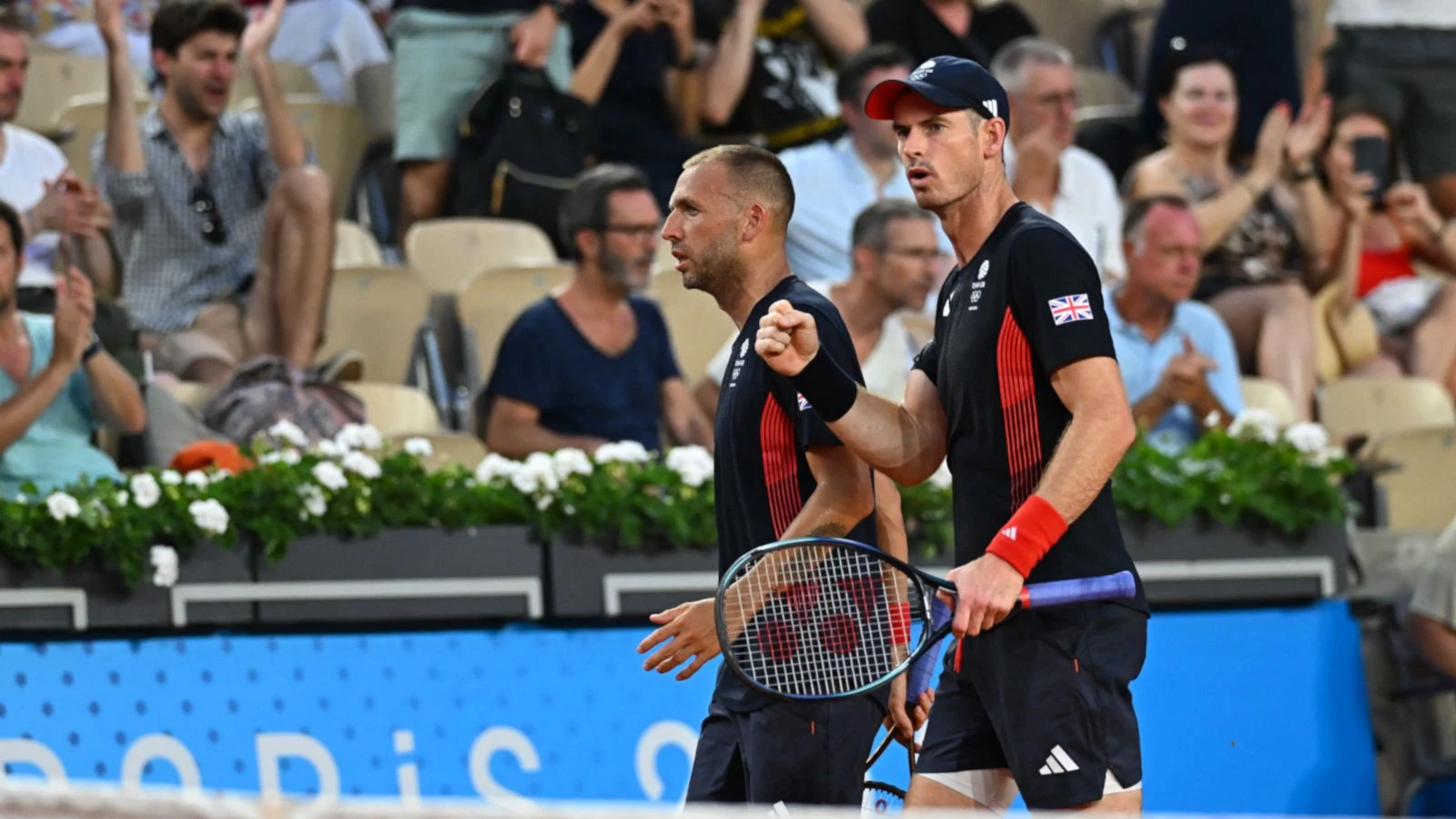 Andy Murray and Dan Evans