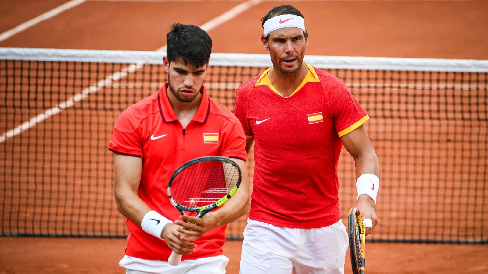 Carlos Alcaraz Rafael Nadal Olympics doubles loss