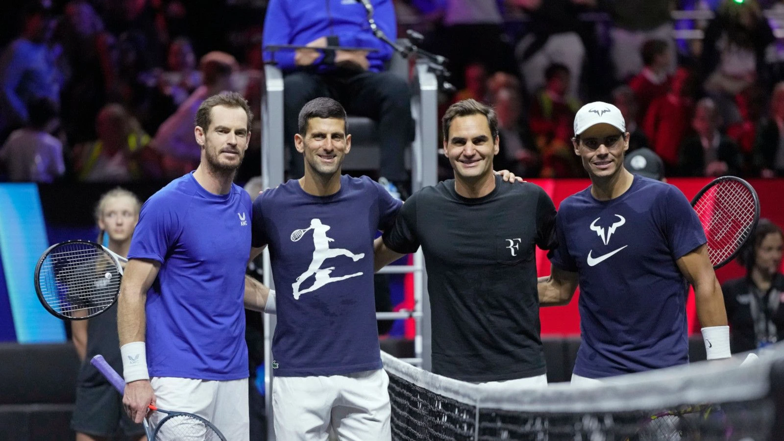 Andy Murray, Novak Djokovic, Roger Federer and Rafael Nadal
