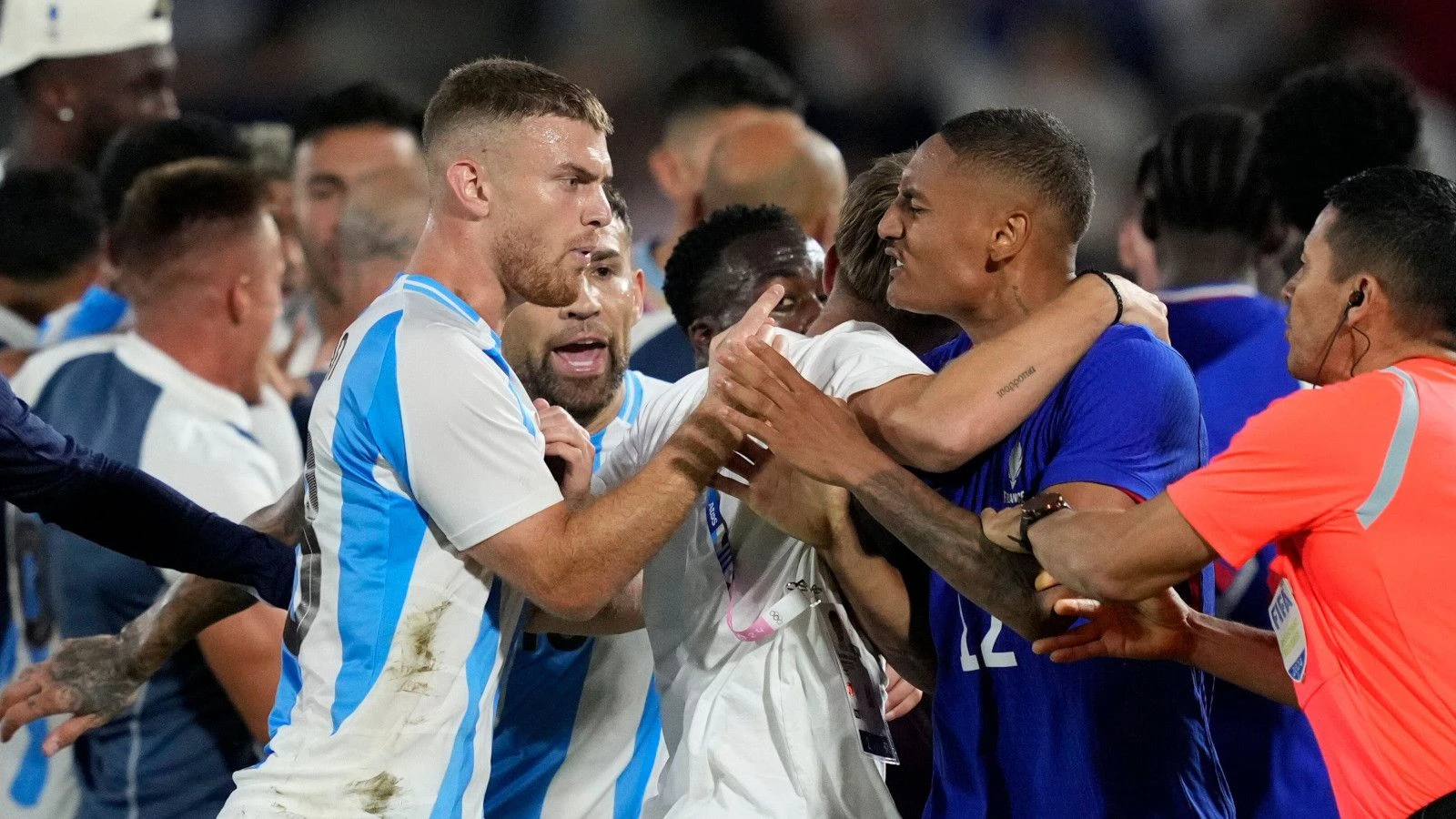 France and Argentina clash at the Olympics