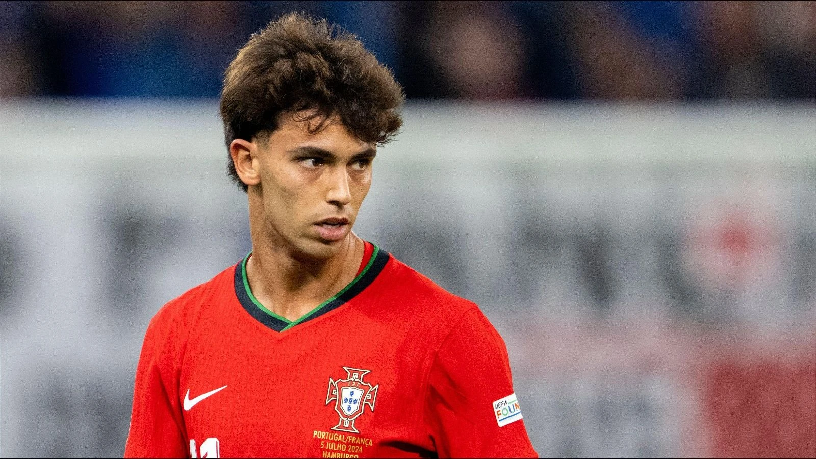 Joao Felix playing for Portugal