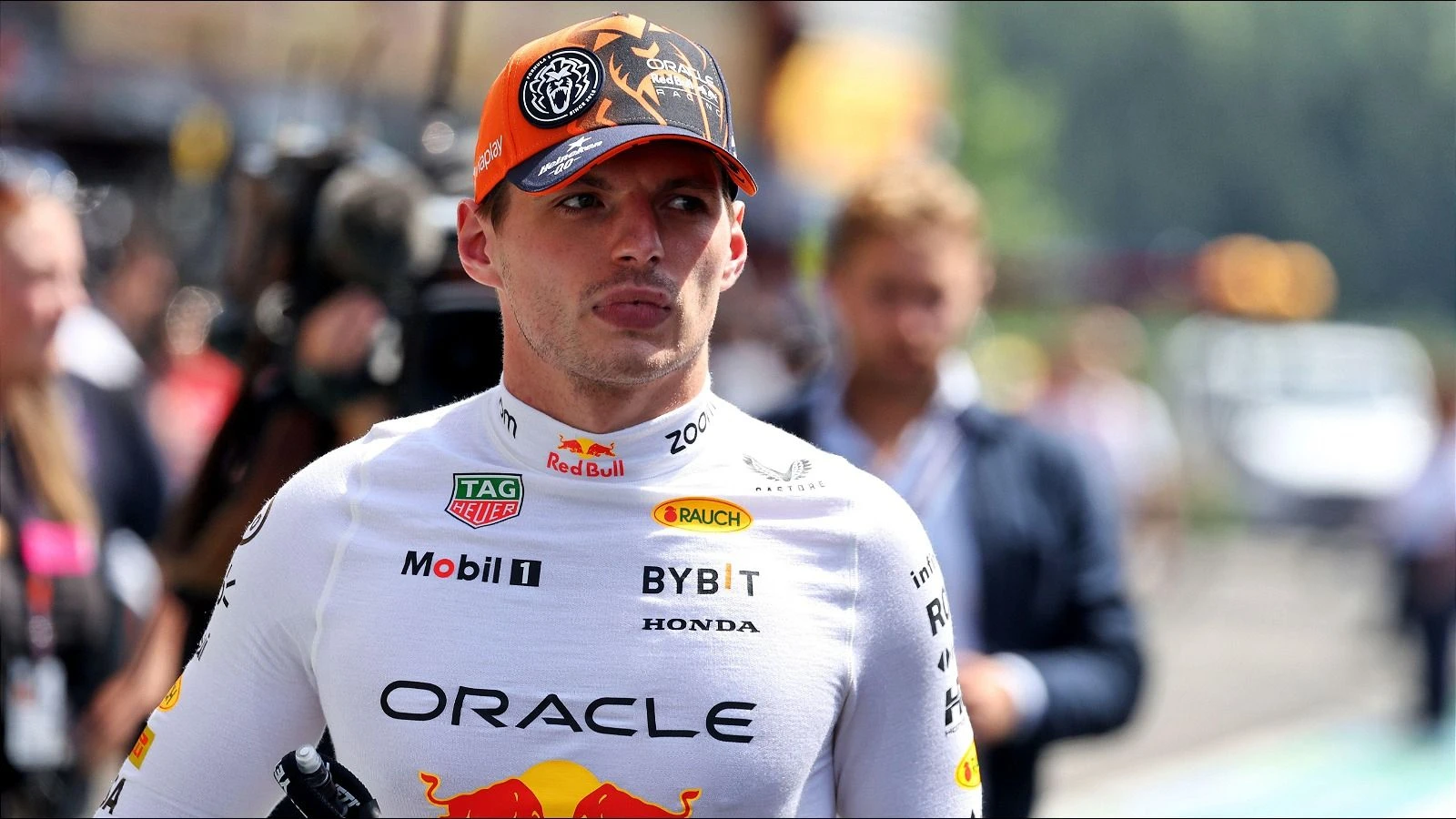 Max Verstappen of Red Bull Racing on the grid