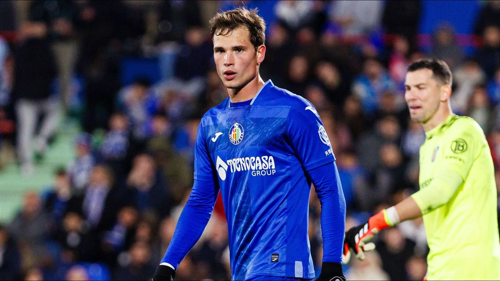 Juanmi Latasa playing for Getafe
