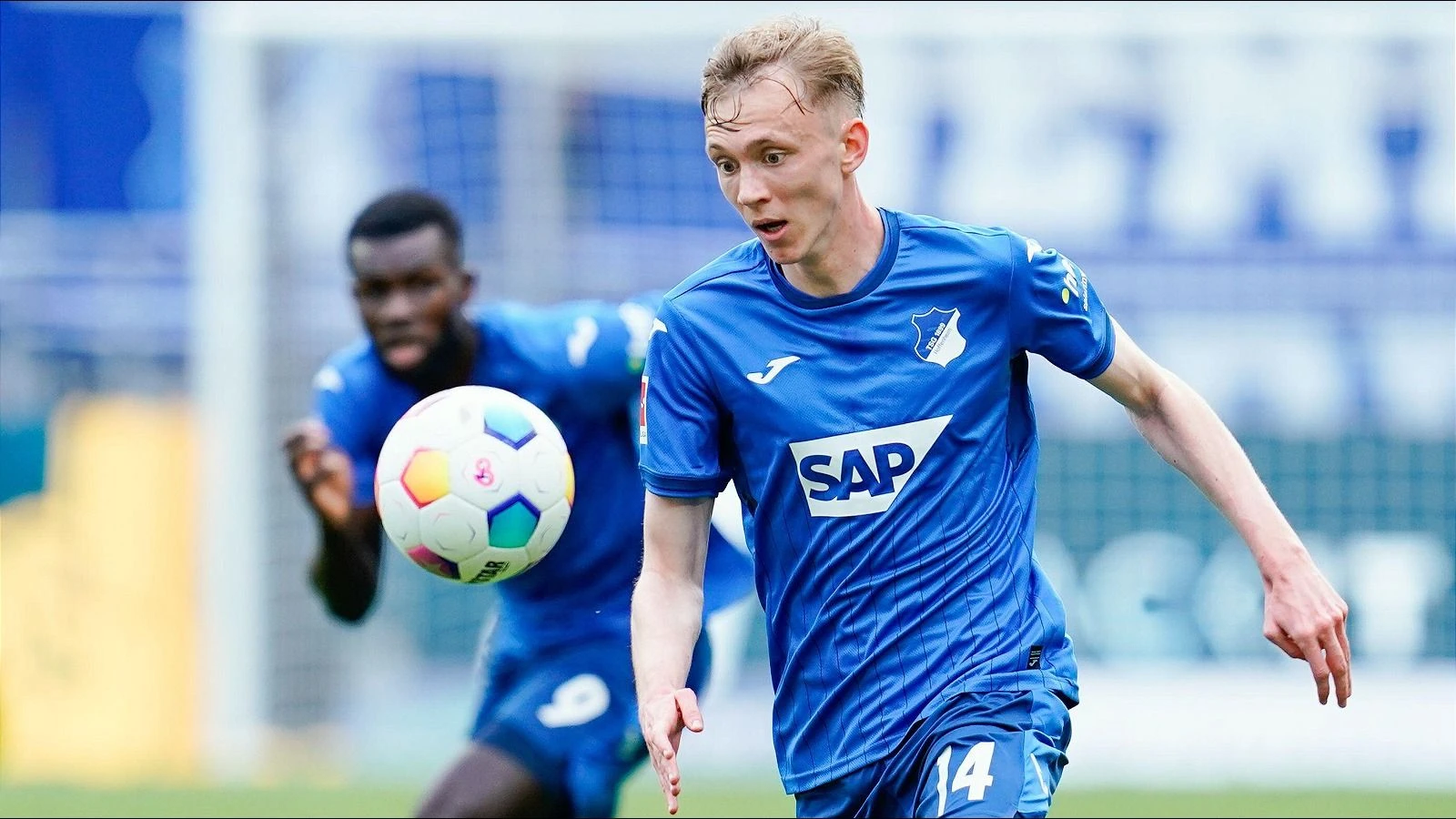 Maximilian Beier in action for Hoffenheim