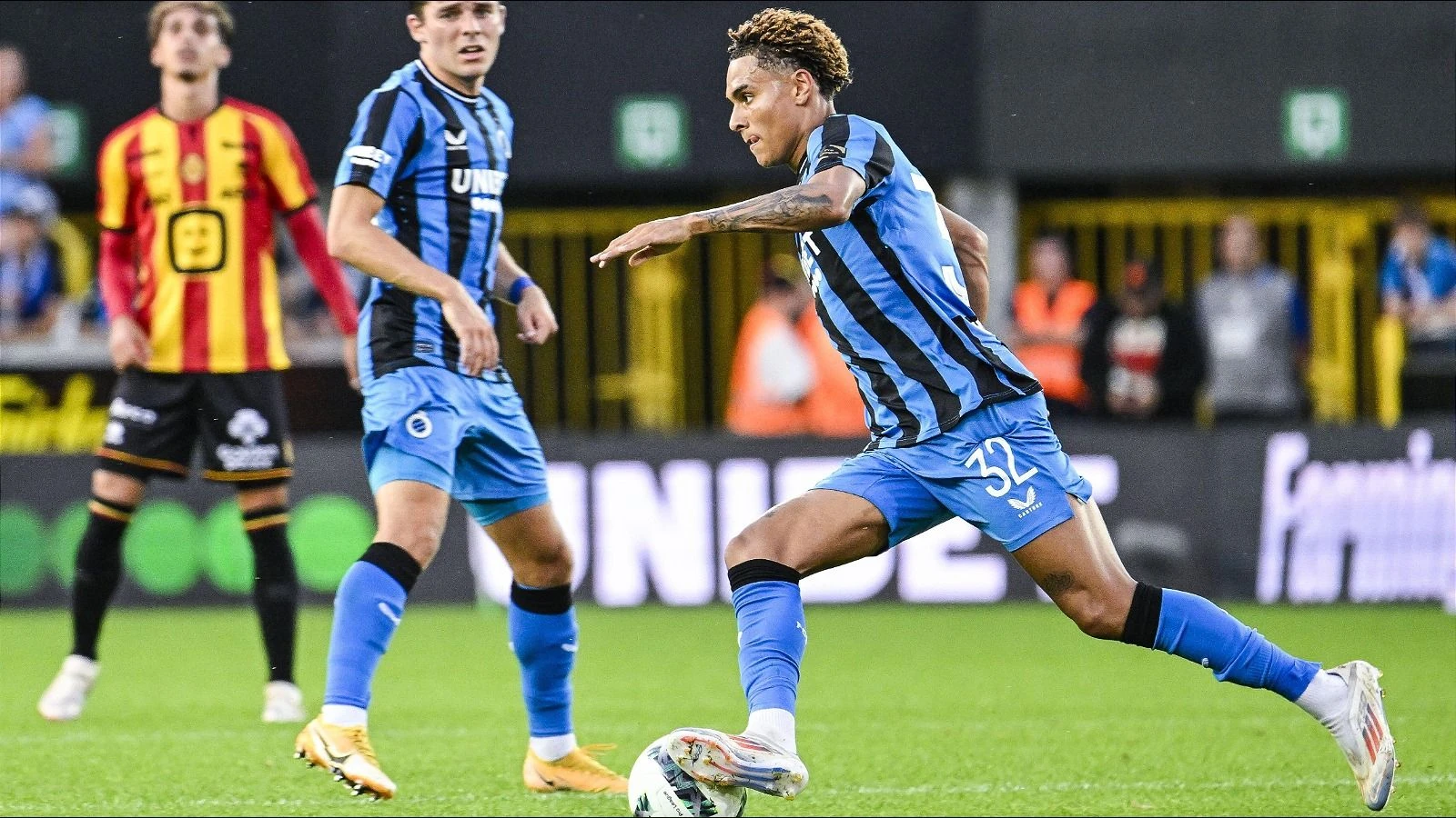 Antonio Nusa in action for Club Brugge