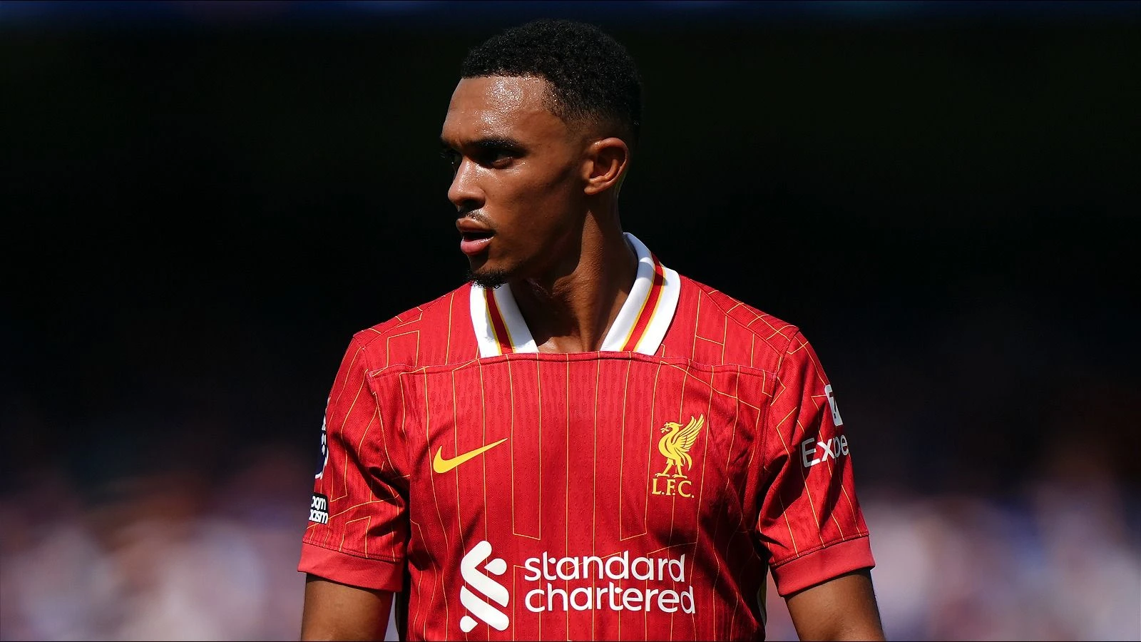 Trent Alexander-Arnold of Liverpool in action