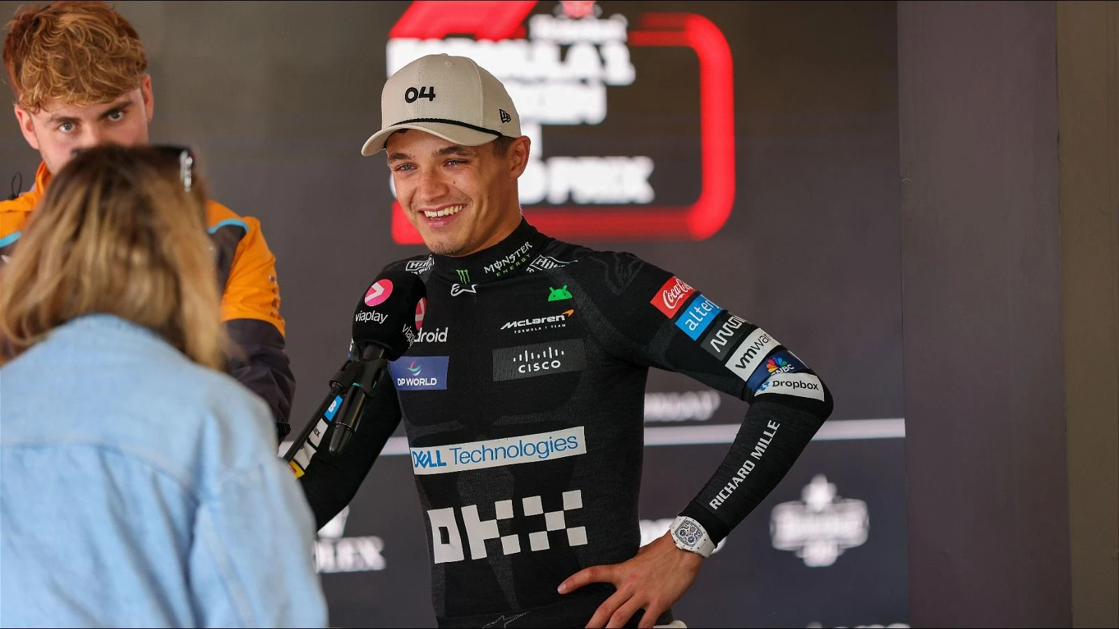 Lando Norris of McLaren after winning Dutch GP