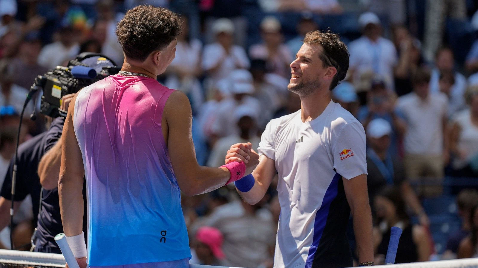 Ben Shelton and Dminic Thiem US Open