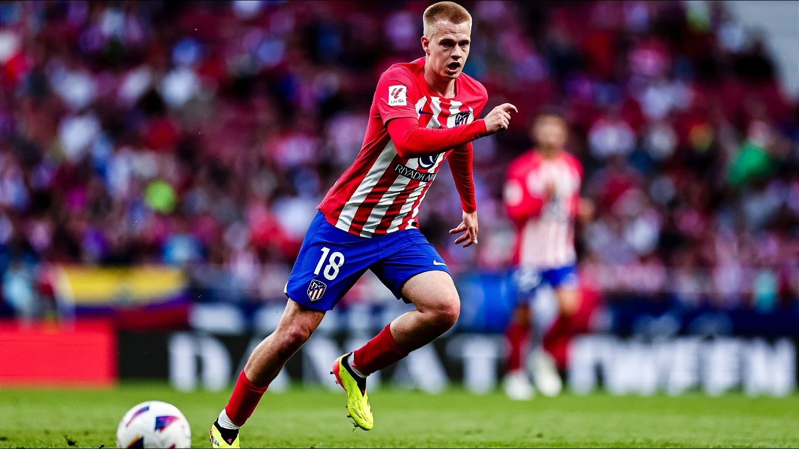 Arthur Vermeeren of Atletico Madrid in action