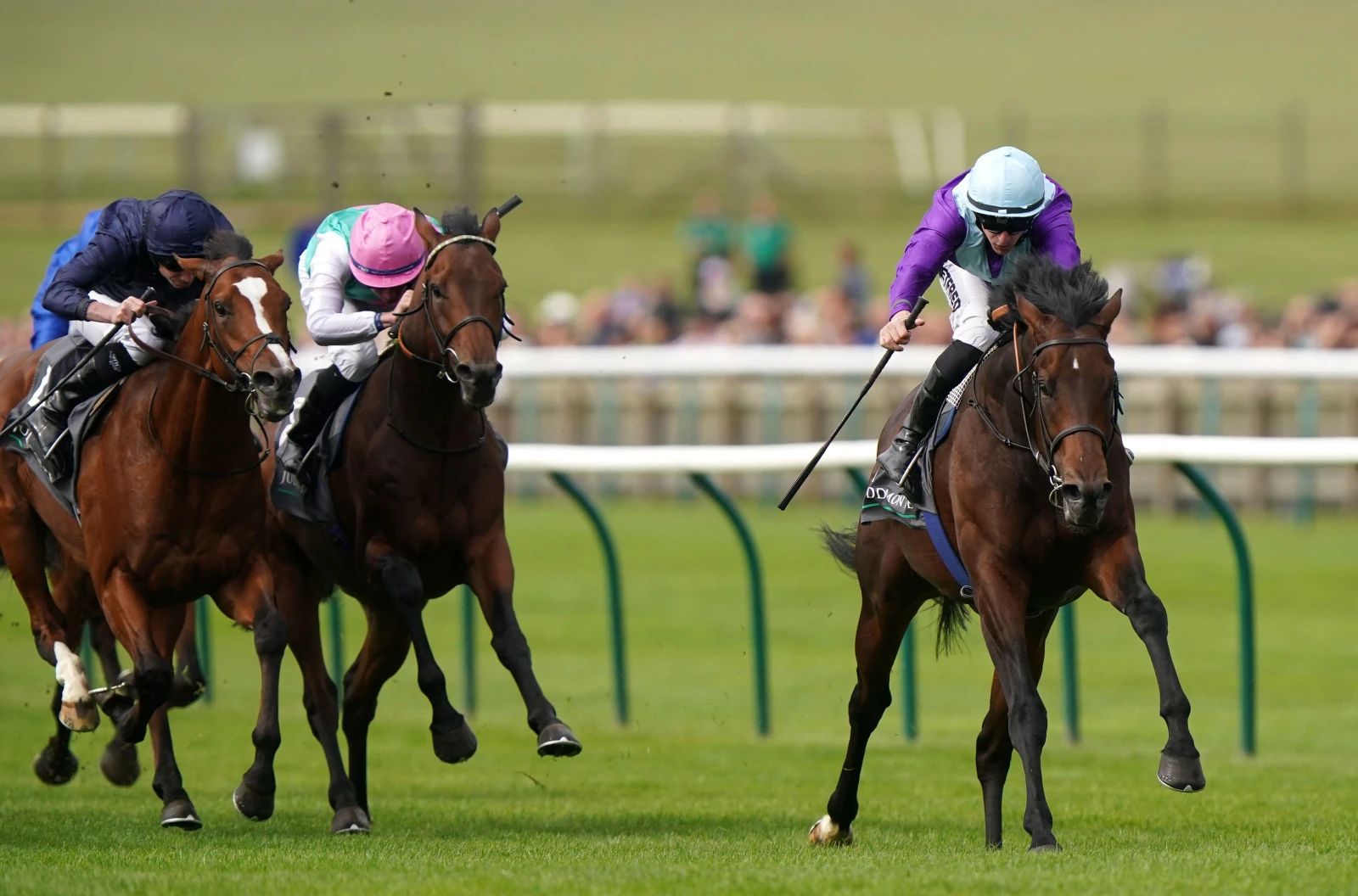Clive Cox's Ghostwriter (right) in action at Ascot
