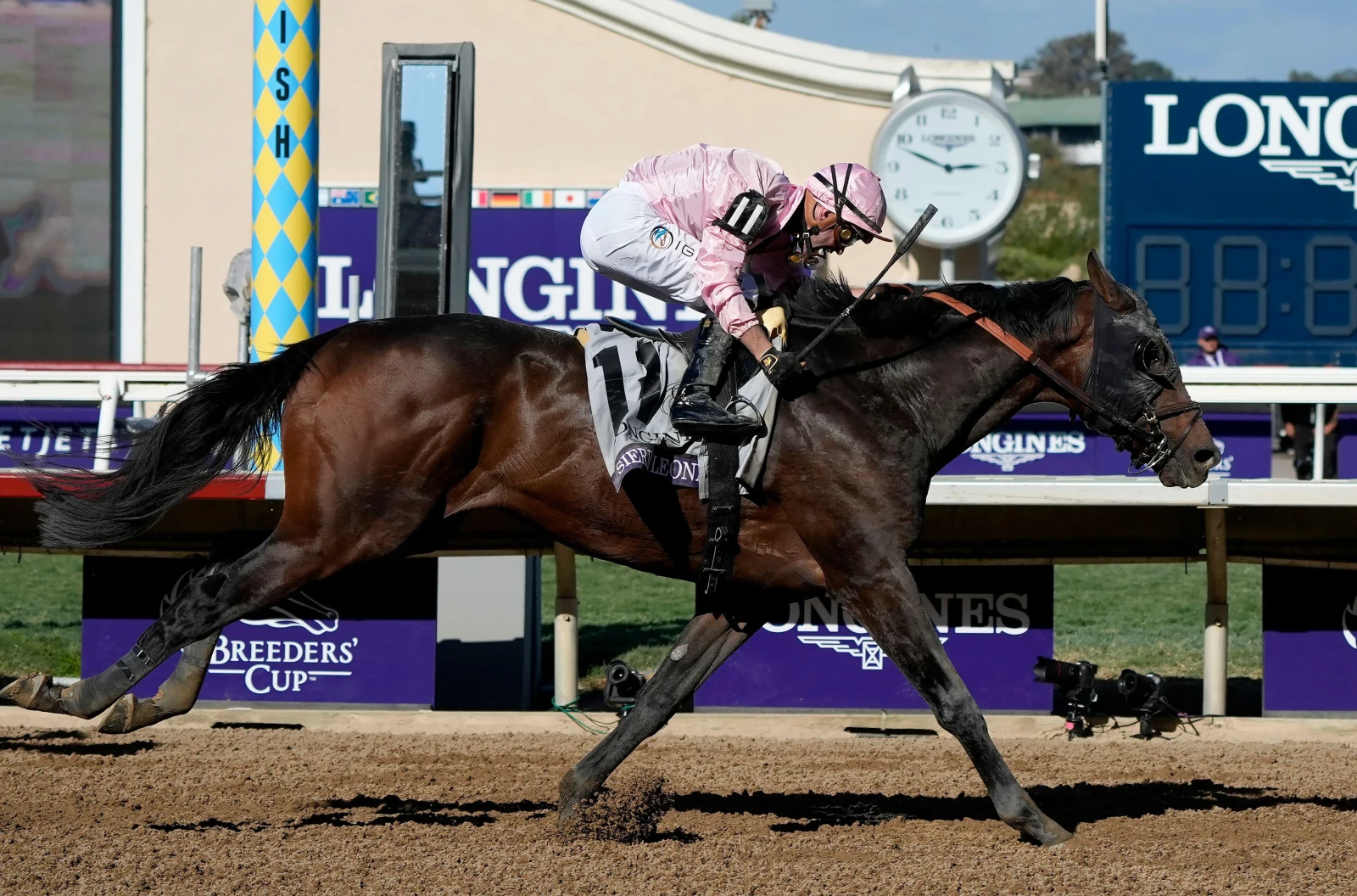 Flavien Prat rides Sierra Leone to victory in the Breeders' Cup Classic