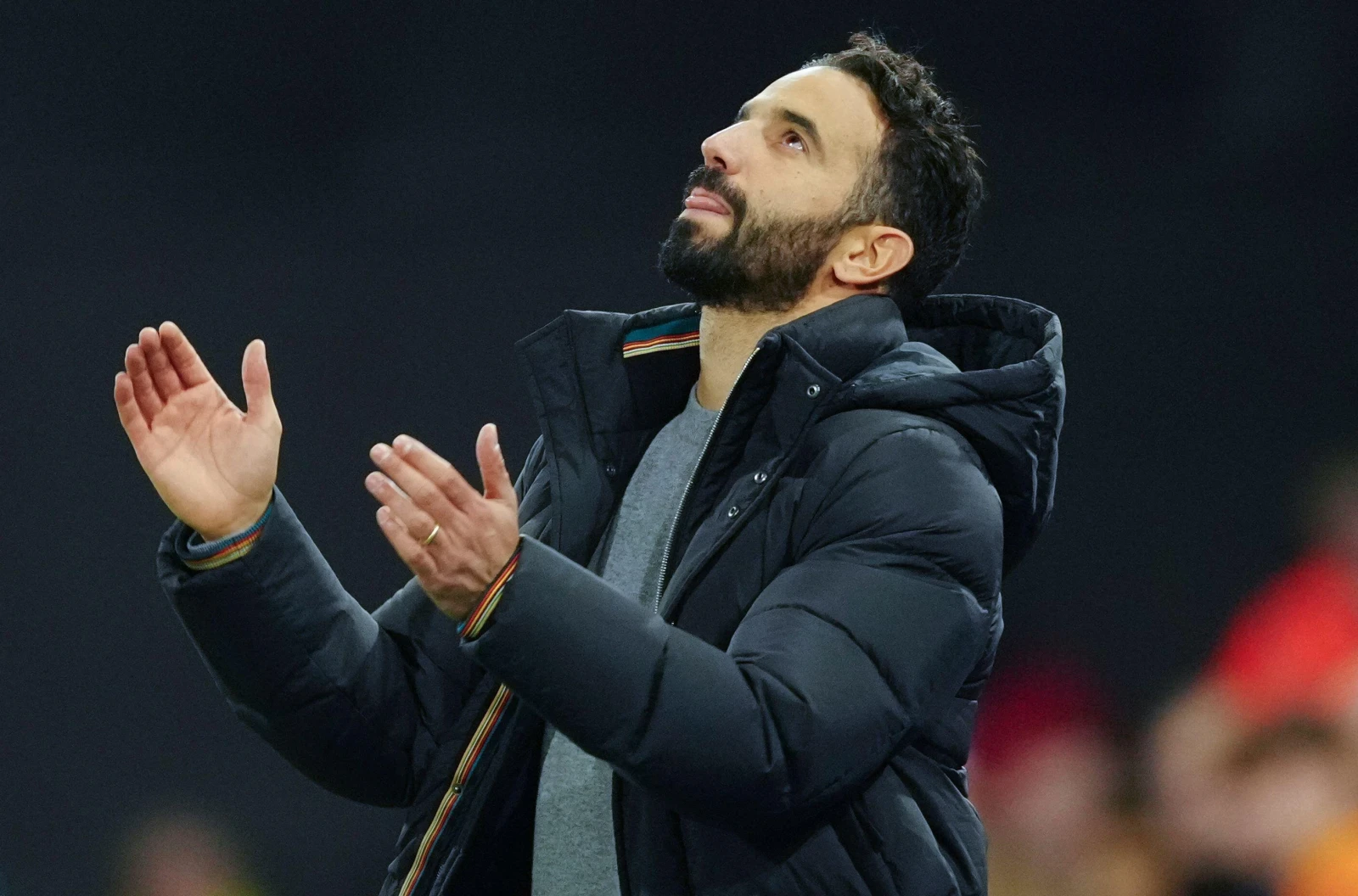 Manchester United's head coach Ruben Amorim