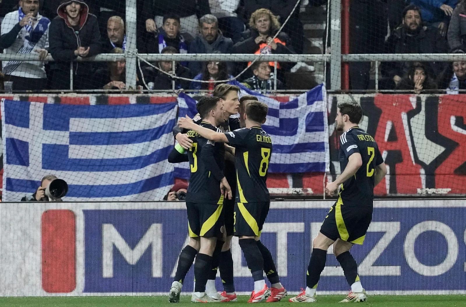 Scott McTominay scores for Scotland v Greece