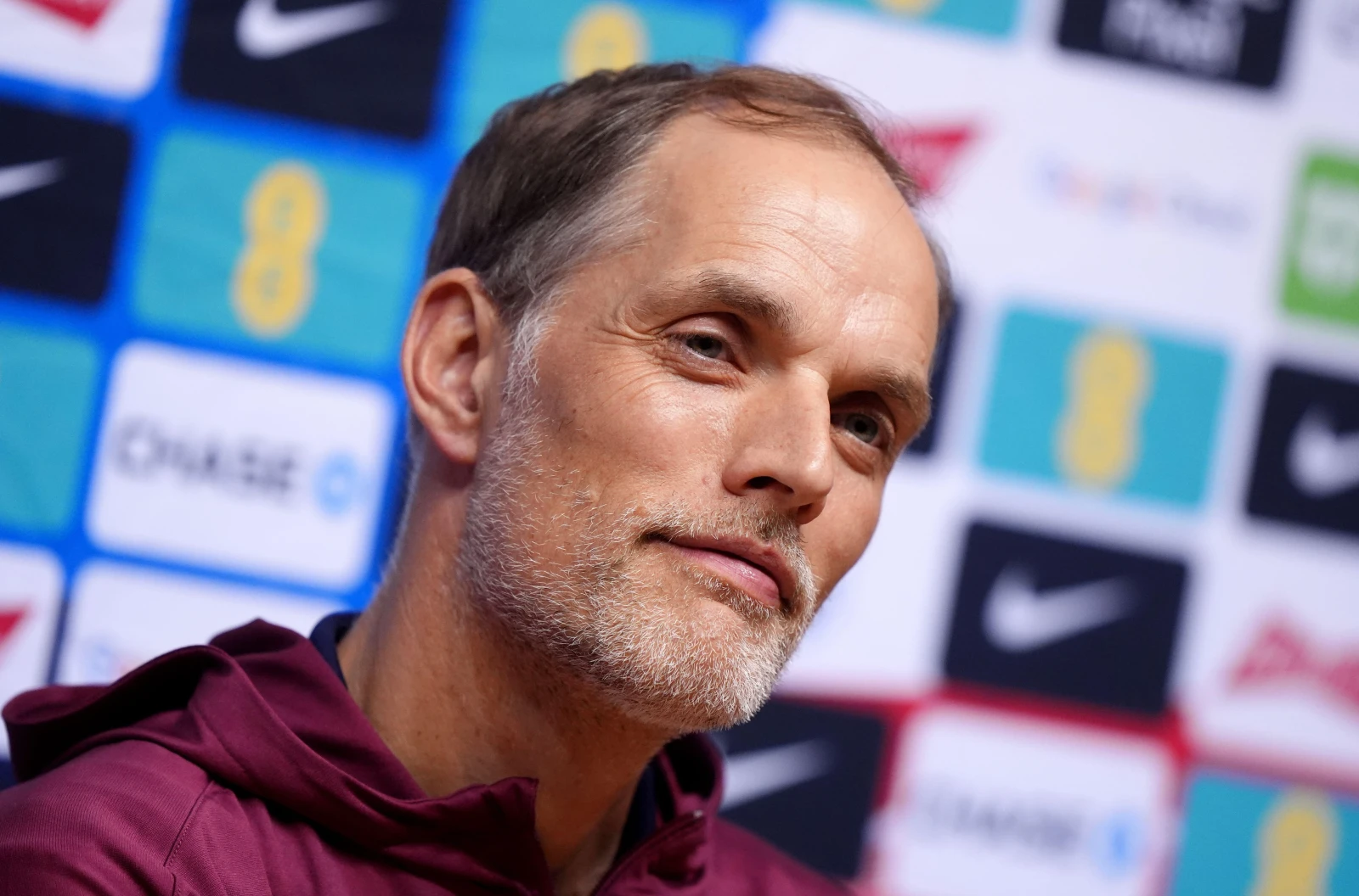 England manager Thomas Tuchel during a press conference