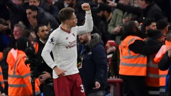 Manchester United's Scott McTominay celebrates after scoring