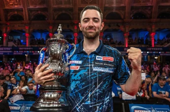 Luke Humphries at the World Matchplay