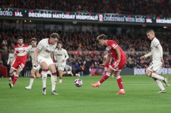 Middlesbrough v Sheffield United in the Sky Bet Championship