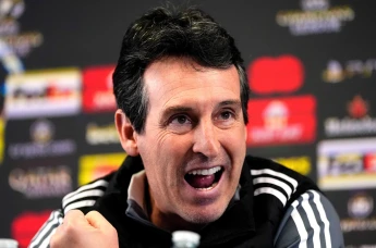 Aston Villa manager Unai Emery during a press conference