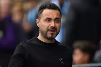 Brighton and Hove Albion manager Roberto De Zerbi