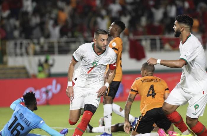Morocco advance to Africa Cup of Nations Round of 16 as Hakim Ziyech fires winner