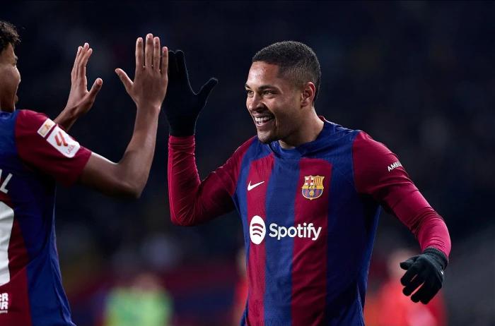 Vitor Roque's debut goal secures Barcelona's victory over Osasuna in La Liga
