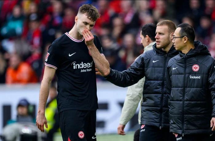 Sasa Kalajdzic injury blow for Eintracht Frankfurt