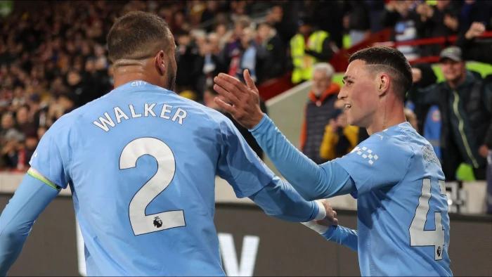 Kyle Walker hails 'sniper' Phil Foden in Man City derby triumph over Man Utd