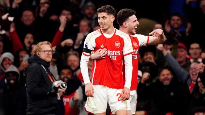 Kai Havertz haunts former club as Arsenal thump Chelsea to stay in Premier League title race