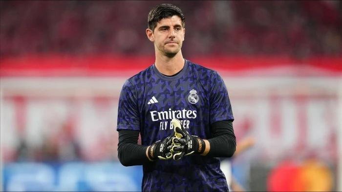 Carlo Ancelotti: Thibaut Courtois will not be in goal for Bayern Munich clash