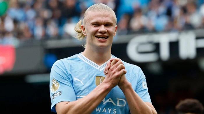 Erling Haaland bags four as Man City bolster title ambitions