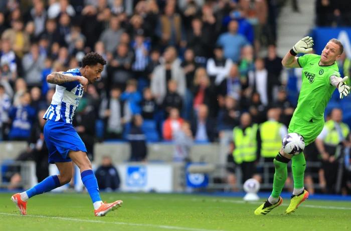 Joao Pedro nets late winner for Brighton to dent Aston Villa's Champions League hopes