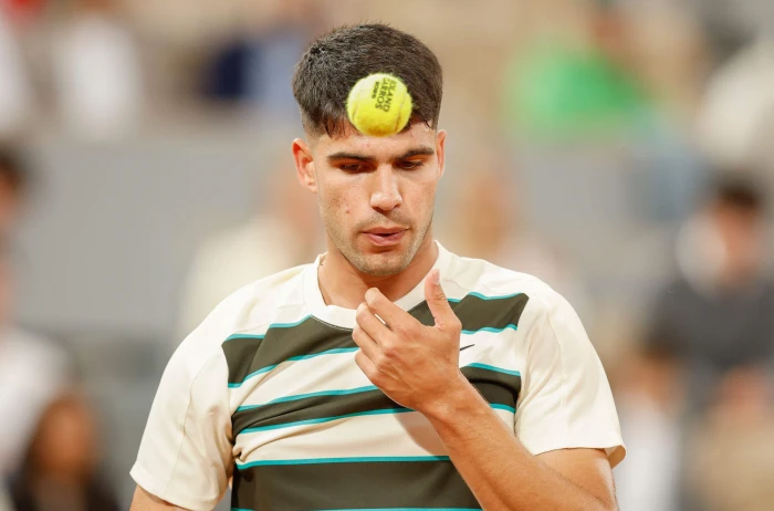 Carlos Alcaraz at the French Open