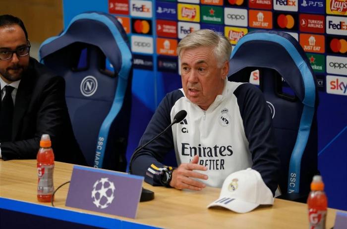 Carlo Ancelotti foresees Real Madrid's toughest challenge yet: Napoli clash