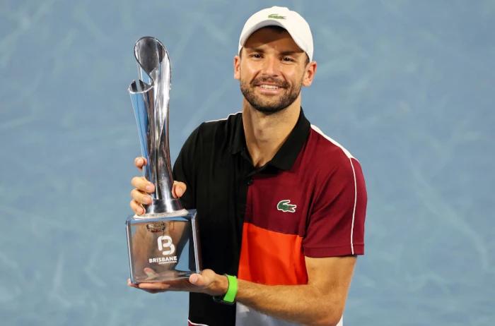Grigor Dimitrov ends six-year title drought with Brisbane International  trophy