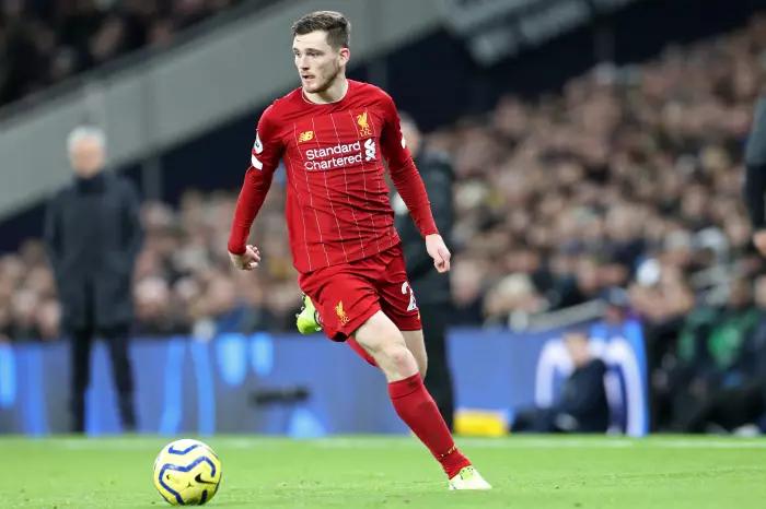 Andy Robertson could start for Liverpool against Manchester City at Anfield