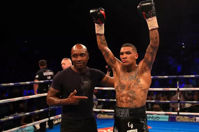 British boxing great Nigel Benn with his son Conor Benn