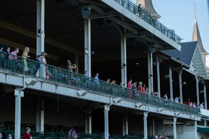 Limited capacity at the 146th Kentucky Derby at Churchill Downs in Louisville, Kentucky September 5, 2020