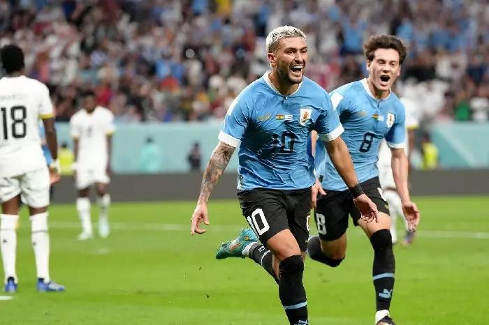 Uruguay defeat Ghana at World Cup, but miss out on last-16 spot to South Korea
