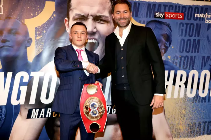 Eddie Hearn and Josh Warrington are working on the latter's next opponent
