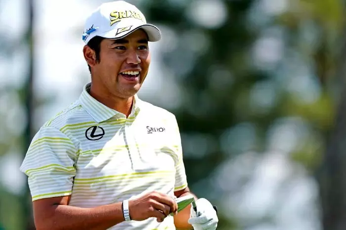 Hideki Matsuyama smiles