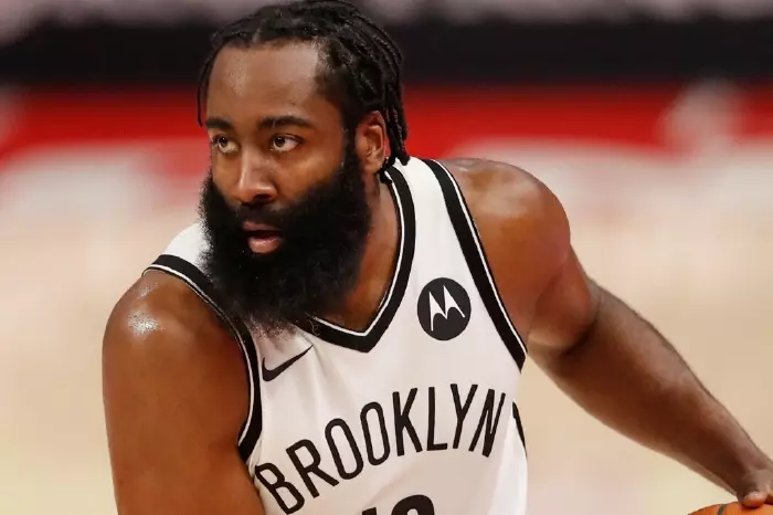 James Harden playing in the NBA for Brooklyn Nets