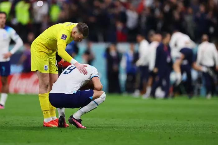 Gary Neville ‘gutted for Harry Kane’ after penalty miss ends England’s World Cup