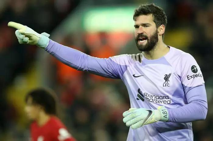 Alisson Becker admits 'silly goals' are costing Liverpool a Champions League qualification place