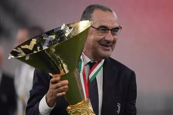 Maurizio Sarri, pictured while managing Juventus