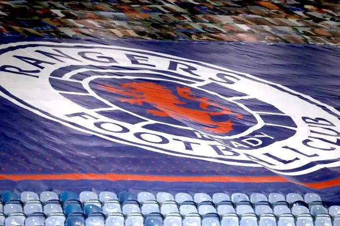 The Rangers crest emblazoned on seats at Ibrox