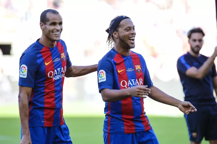 Rivaldo and Ronaldo, FC Barcelona charity match, 2017