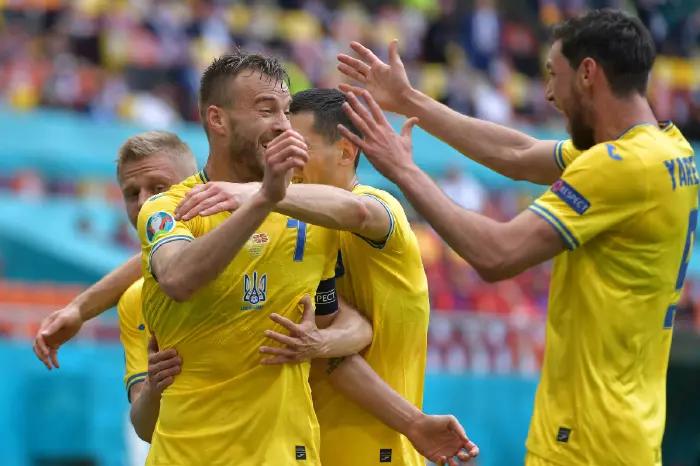 Ukraine see off assault from North Macedonia to take their maiden win