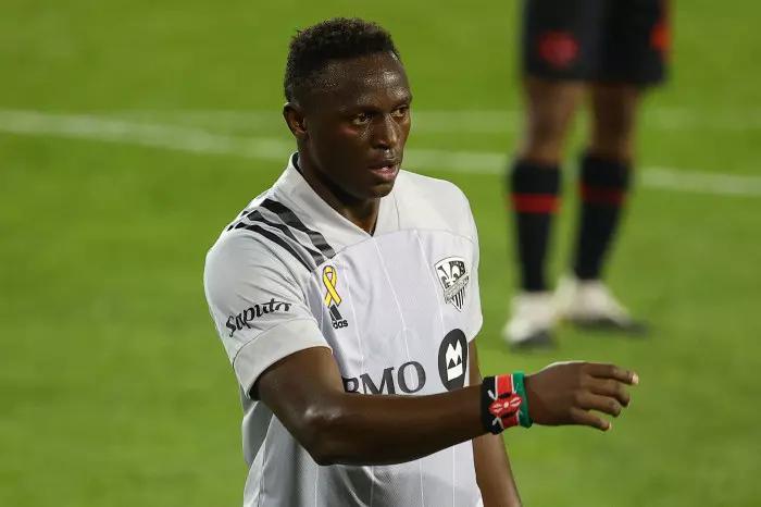 Montreal Impact midfielder Victor Wanyama (2) during the first half of the Major League Soccer game between the New York Red Bulls and the Montreal Impact on September 27, 2020
